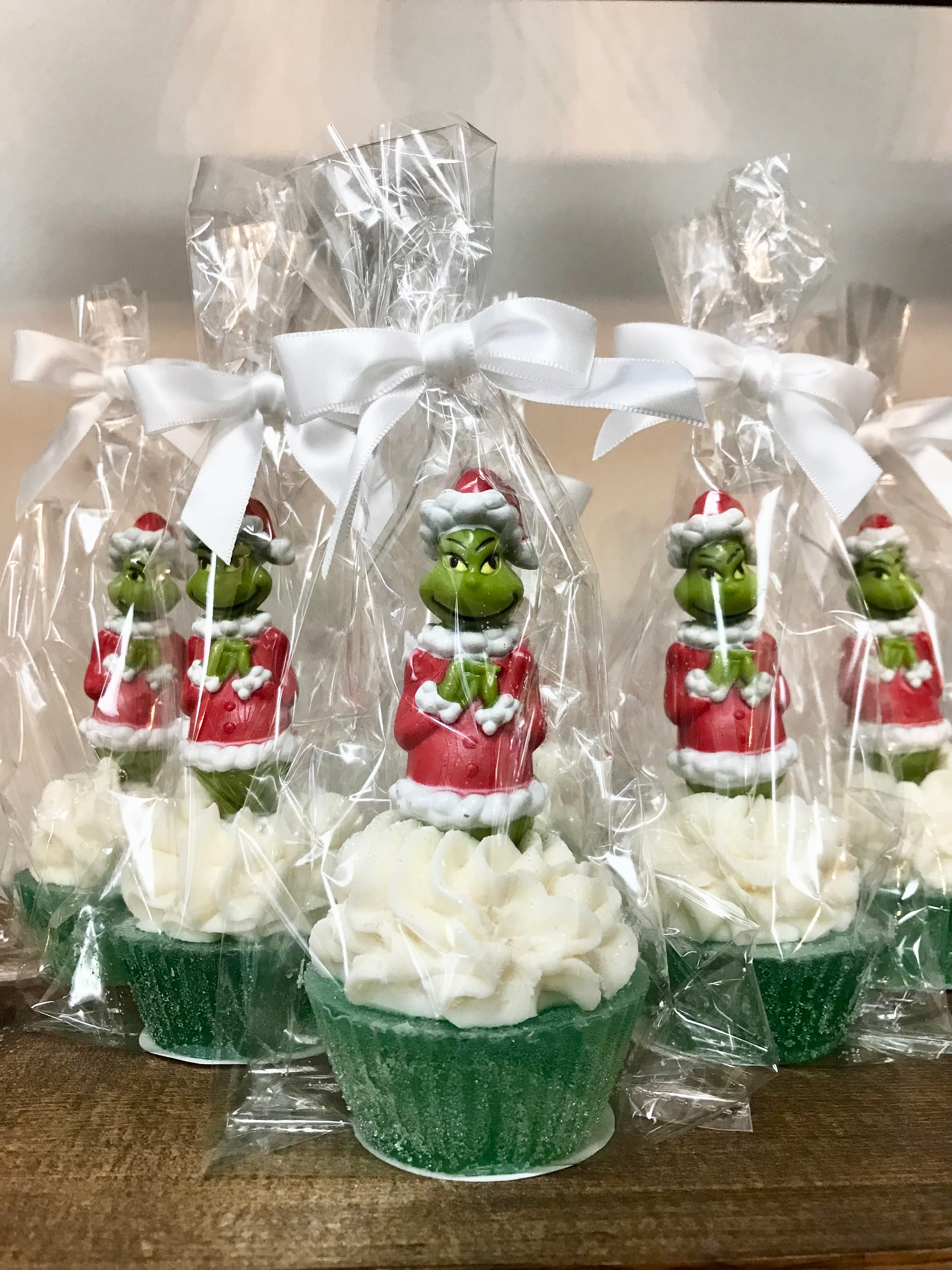 Grinchy Soap Cupcake