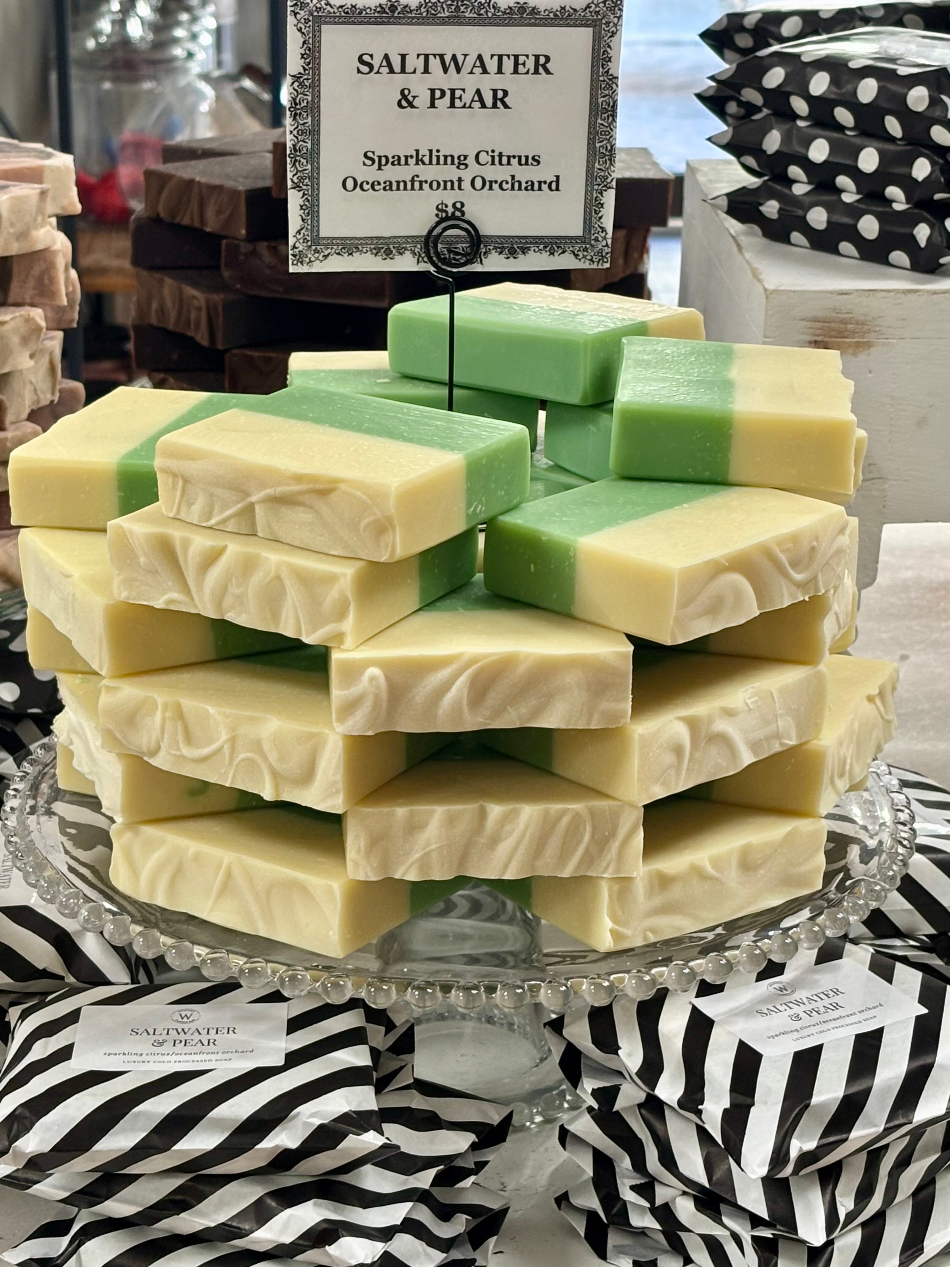 Saltwater Pear Natural Soap Bar