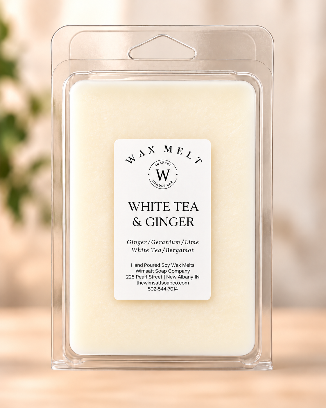 White Tea & Ginger Soy Wax Melt