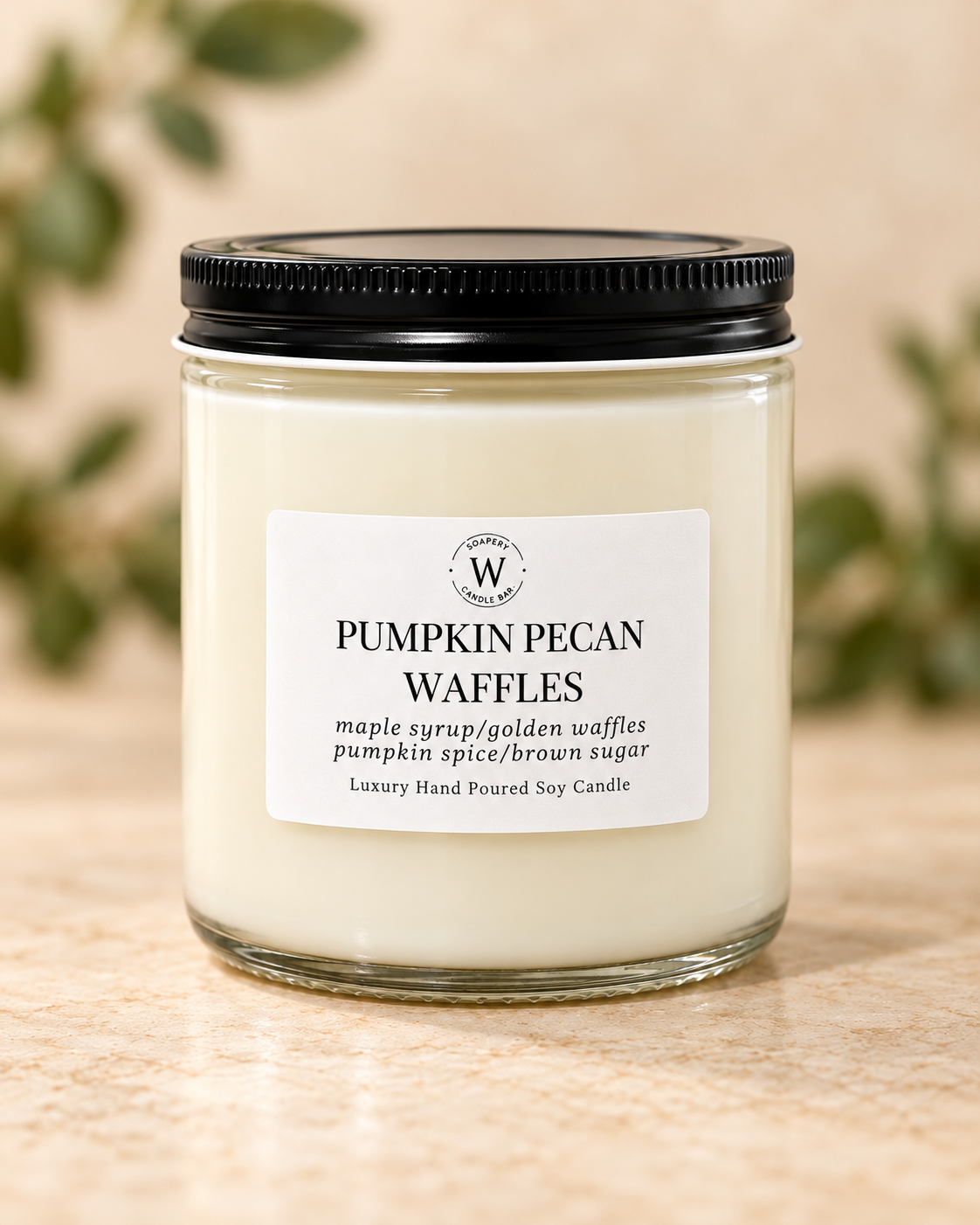 Pumpkin Pecan Waffles Soy Candle